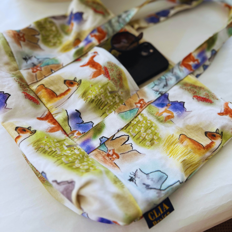 Bolso Tote – Lona Premium Ilustrada (Fauna Nativa)